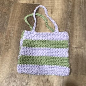 Handmade crochet tote bag